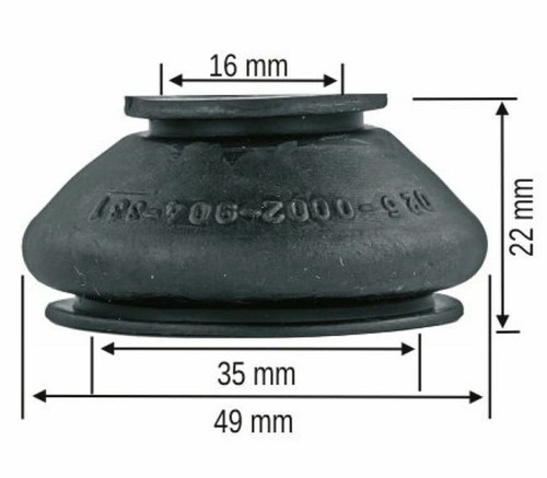 10x staubmanschette traggelenk - staubmanschette,